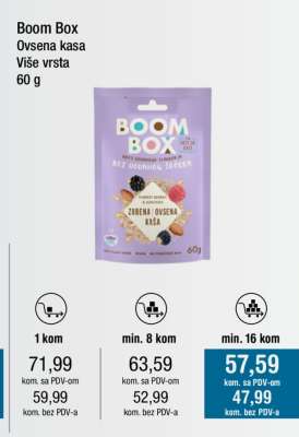 BOOM BOX OVSENA KAŠA