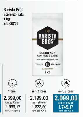 Barista Bros Espresso kafa