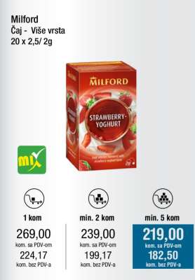Milford Čaj - Više vrsta