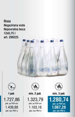 ROSA negazirana voda