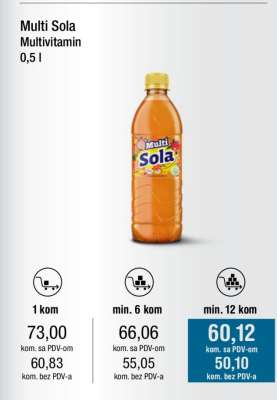 Multi Sola Multivitamin 0,5 l