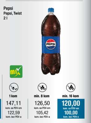 Pepsi Pepsi, Twist 2 l