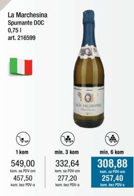 La Marchesina Spumante DOC 0,75 l