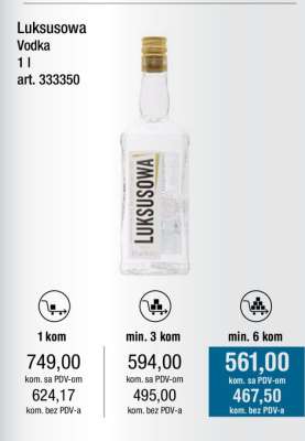 Luksusowa Vodka 1 l