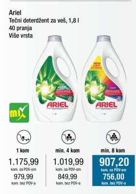 Ariel Tečni deterdžent za veš