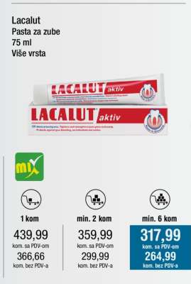 LACALUT Pasta za zube