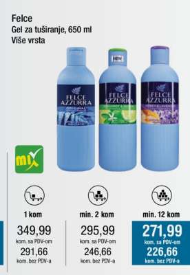 Felce Gel za tuširanje