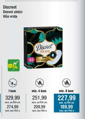 Discreet Dnevni ulošci