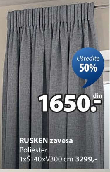RUSKEN ZAVESA
