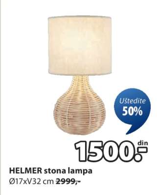 HELMER STONA LAMPA