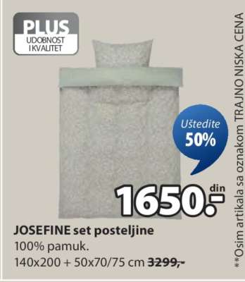 JOSEFINE set posteljine