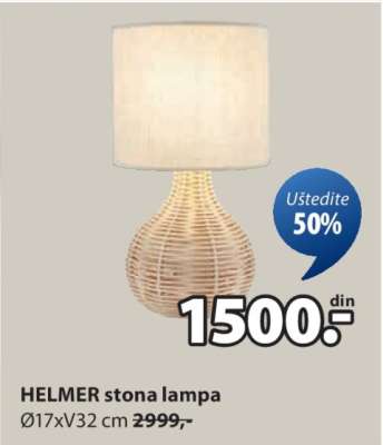 HELMER STONA LAMPA