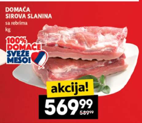 DOMAĆA SIROVA SLANINA