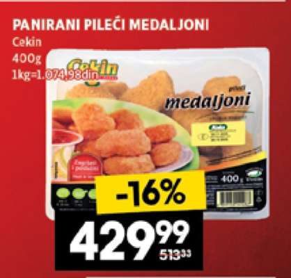 PANIRANI PILEĆI MEDALJONI