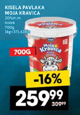 Kisela pavlaka Moja kravica