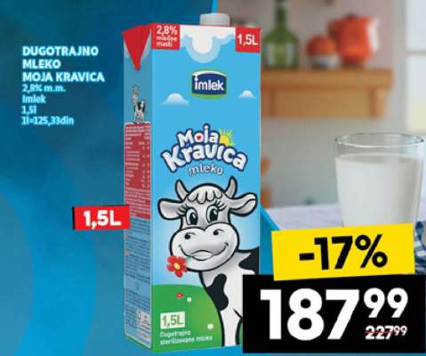 DUGOTRAJNO MLEKO Moja Kravica