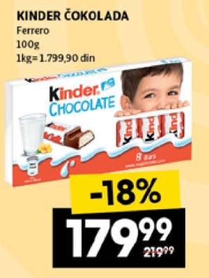 Kinder Čokolada