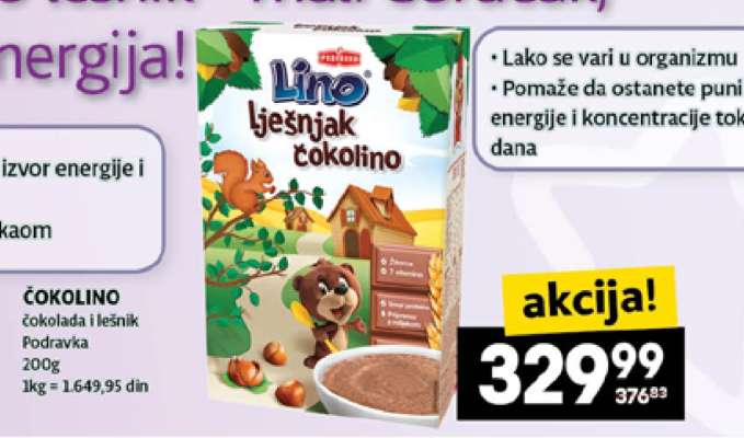 Lino lješnjak čokolino