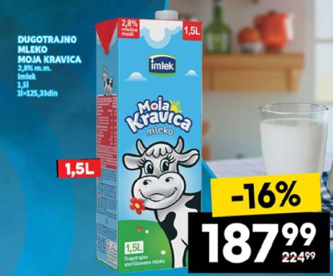 DUGOTRAJNO MLEKO Moja Kravica