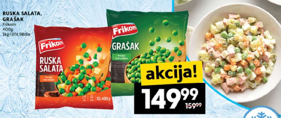 RUSKA SALATA, GRAŠAK