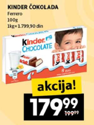 Kinder Čokolada
