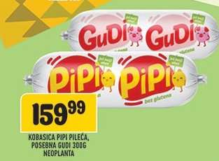 Kobasica Pipi Pileća, Posebna Gudi
