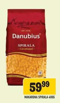 Danubius Makarona Spirala 400g