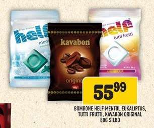 Bombone Helf Mentol Eukaliptus, Tutti Frutti, Kavabon Original