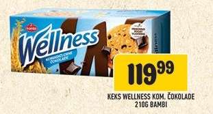 Keks Wellness Kom. Čokolade