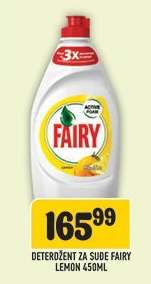 Deterdžent za suđe Fairy Lemon 450ml