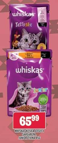 Whiskas Kesica Losos i Šargarepa, Junior Živina 85g