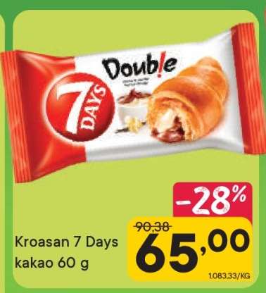 Kroasan 7 Days kakao 60 g