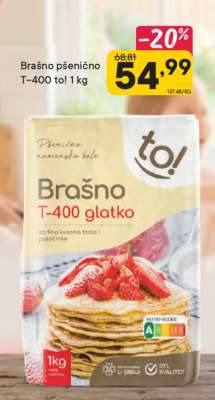 Brašno pšenično T-400 to!
