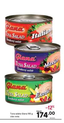 Tuna salata Giana 185 g, više vrsta
