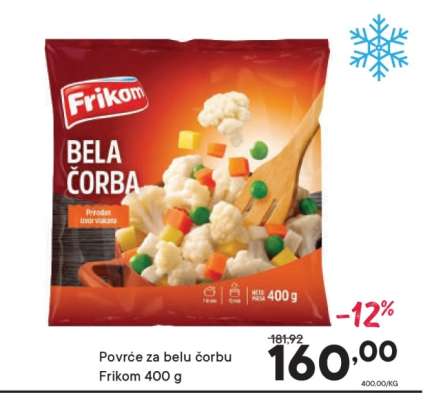 Povrće za belu čorbu