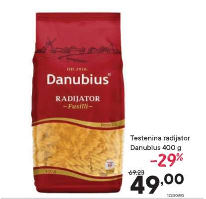 Testenina radijator Danubius 400 g
