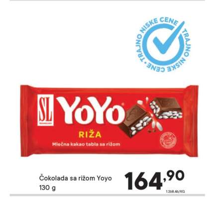 Čokolada sa rižom Yoyo