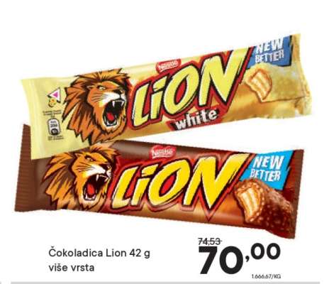 Čokoladica Lion 42 g