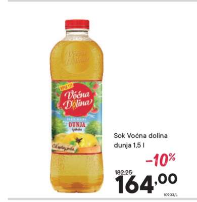Sok Voćna dolina dunja 1,5 l