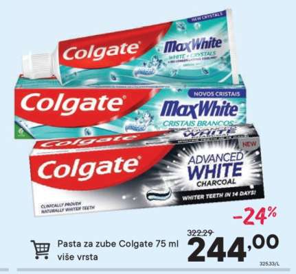 Pasta za zube Colgate 75 ml više vrsta