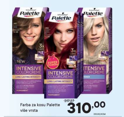 Farba za kosu Palette