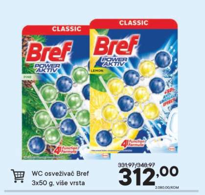 WC osvěživač Bref