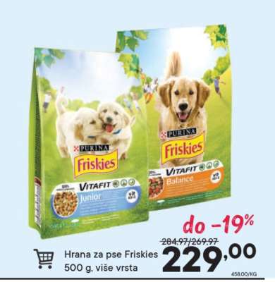 Hrana za pse Friskies