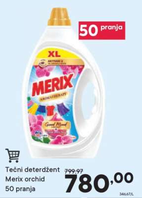 Tečni deterdžent Merix orchid
