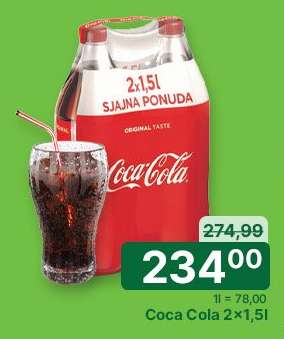 Coca Cola 2×1,5l