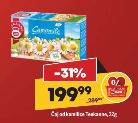 Čaj od kamilice Teekanne 22g