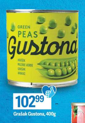 Grašak Gustona, 400g