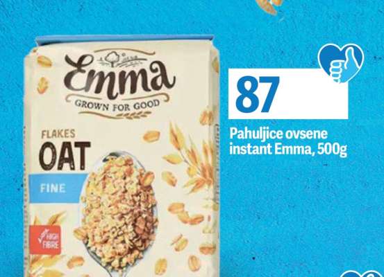 Pahuljice ovsene instant Emma, 500g