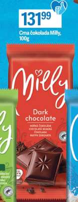 Crna čokolada Milly, 100g