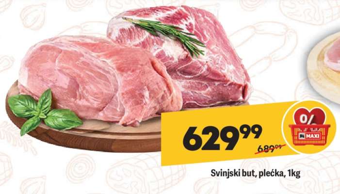 Svinjski but plećka 1kg